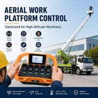 hydraulique joystick vanne directionnelle 4 leviers camion grue radio kits de télécommande intelligents