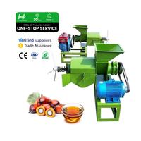 Multifunctionele eetbare palmoliepers 500kg/uur, kleine huishoudelijke palmvruchten schroefoliepers