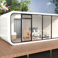 Maison Modulaire Préfabriquée de Luxe en Conteneur, Cabine Apple, Maisons Modernes Préfabriquées, Tiny House en Conteneur, Logements Mobiles