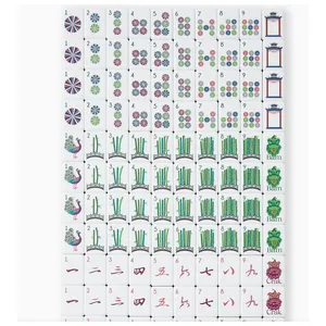Set Personalizzato di Tessere Mahjong Americane a 4 Strati Modello MS654872, 160 Tessere in Acrilico per 4 Giocatori con Design Leopardato e Tartarugato, Idea Regalo di Lusso - Product Image 1