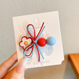 2026 New Popular Design Cute Sweet Exquisite Hairpin Cartoon Style Girl's Acrylic Hairpins Fashionable Jewelry Wholesale - Product Image 4