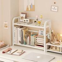 Étagère de rangement de bureau de haute qualité, bureau d'étudiant, bureau d'ordinateur de bureau, armoire à plusieurs niveaux, étagère de rangement