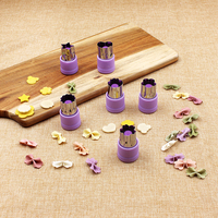 Voedsel Decoratief Bakvormen Sandwich Fruit Snijden Plunjer Groentesnijder Gebak Stempel Koekjesvorm Set Met Pvc Doos