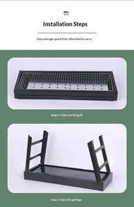 Barbecue portable pour usage domestique, gril à <span class=keywords><strong>charbon</strong></span> avec pieds pliables, facile à transporter - Product Image 5