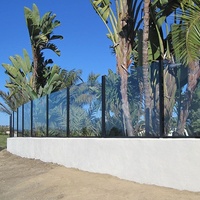 Balustrade en verre sans cadre en acier inoxydable moderne personnalisable avec verre trempé pour escaliers, balcon et jardin
