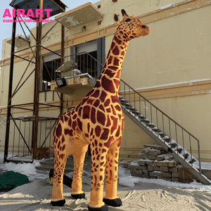 Jirafas Gigantes de <span class=keywords><strong>Peluche</strong></span>, Animales Inflables, Modelo de Mascota para Decoración de Festivales de Música, Animales de <span class=keywords><strong>Peluche</strong></span> de Jirafa - Product Image 5
