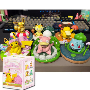 YQBoard Games Collezione Premium Fun Ism Pokémon Poké Ball Figurine Blind Box Go Game Eevee Dormiente Confezione Regalo in Acrilico - Product Image 3