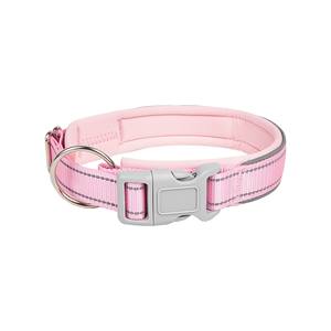 Collar de correa de perro de nailon Collar de hebilla de Metal duradero de seguridad reflectante de moda de lujo para perros grandes - Product Image 5