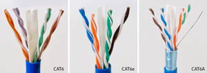 <span class=keywords><strong>Cable</strong></span> Ethernet Cat6 <span class=keywords><strong>UTP</strong></span> STP de Cobre Desnudo de 20m, 100m, 305m, Marca Jiajie, Color Azul y Negro, con Certificación - Product Image 6