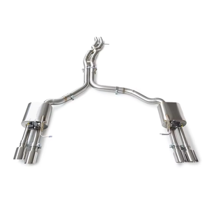 Sistema de Escape Catback con Válvula Inteligente para <span class=keywords><strong>Audi</strong></span> A8 <span class=keywords><strong>A8L</strong></span> D4 3.0T 2011-2017, Acero Inoxidable, Ajuste Perfecto, Venta Directa de Fábrica - Product Image 5