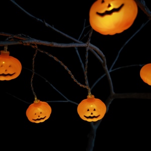 2025 New <strong>Halloween</strong> Small Pumpkin <strong>LED</strong> <strong>String</strong> Smiling Face Horror and Mysterious Atmosphere <strong>Light</strong> - Product Image 3