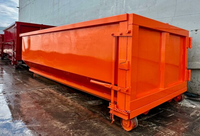 Solution d'élimination des déchets industriels de qualité usine 30M3 Roll off Dumpster Container Machines de traitement des déchets efficaces