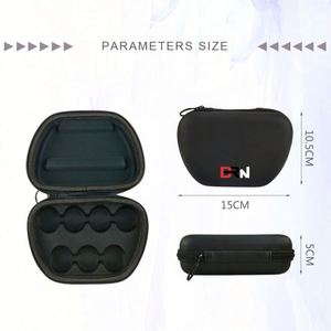 Black Custom EVA Medicine Storage Case Hospital Travel Portable Pill Organizer Case <b>Tablet</b> Packing <b>Bag</b> - Product Image 6