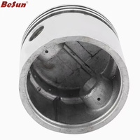 Kit de piston et de segments de piston en aluminium pour moteur de pompe de compresseur d'air, haute résistance, pièces de rechange