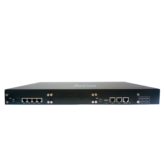 SunComm SC-5001-4E1 4-Port E1/T1 SIP Trunk Gateway with PSTN/ISDN 1 Year Warranty G.711/G.723.1/G.729A/B Voice Codes