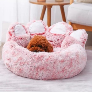 Cama y Sofa Nido para Perro y Gato Cama de Peluche de Lujo con Forma de Pata de Oso Descanso Cómodo Accesorio para Mascotas - Product Image 4