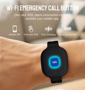 Plastic Waterproof Senior TUYA <b>Smart</b> WiFi SOS <b>Bracelet</b> for Elderly People,older Adults,geriatric,pensioner,retiree,the Aged - Product Image 1