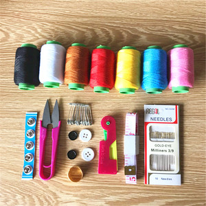 Bán Buôn 10 Pcs May Lưu Trữ Kit Hộp Với 7 Màu Lớn May Reel Với Vàng Đuôi Tay May Kit Set Hộp Cho Đan - Product Image 2