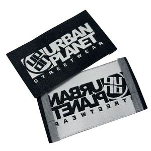 Étiquettes tissées personnalisées à broder à la machine, coupe droite, à coudre, pour vêtements, à prix abordable - Product Image 1