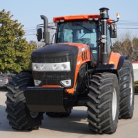 Tracteur KAT à bas prix 350 CV 4 roues motrices KR3504EX Tracteur à roues Direction hydraulique Tracteur agricole avec pièces de rechange en stock