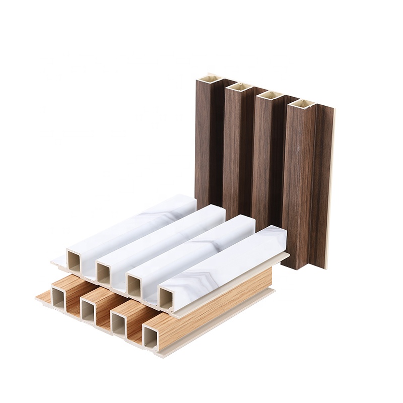 Wood And Plastic Composite WPC Fluted Wall Panel Water Proof
