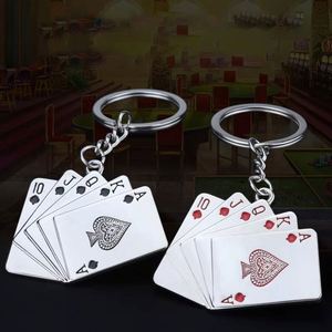 Llavero de Metal Creativo Tonghuashun con Diseño de Cartas de Póker, Regalo Promocional de la Suerte para Gameros - Product Image 4