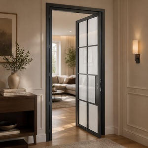 Fournisseur chinois, meilleur prix, porte à battant en acier décorative, nouveau produit, porte à battant en fer cintrée - Product Image 4
