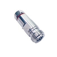 Conector N Hembra Abrazadera Recto Para Cable 1/4