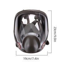 6800 masque à gaz peinture en aérosol décoration chimique anti-poussière Silicone anti-poussière masque à gaz Protection complète du visage
