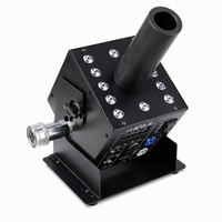 Grande machine à colonne de dioxyde de carbone LED DMX512 à commande électrique, effet de scène métallique 100W