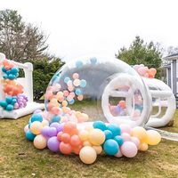 Maison à bulles gonflable transparente rebond gonflable maison à bulles dôme amusant maison à bulles avec ballon