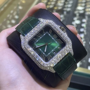 All'ingrosso <span class=keywords><strong>orologi</strong></span> Hip Hop personalizzati con diamanti Hip Hop/Lab Diamond/Moissanite orologio stile Rapper Hip Hop gioielli orologio - Product Image 5