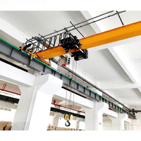 Almacén de taller personalizado 5 10 20 toneladas Elevador modular Puente de una sola viga Grúa aérea