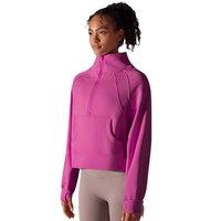 Sweat-shirt de yoga grande taille automne-hiver, couleur unie, coupe ample, manches longues, respirant, doublure polaire, sans couture, polyester/coton