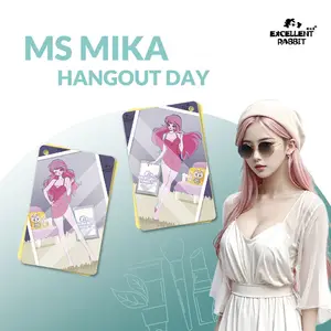 우수 토끼 도매 Ms mika 행아웃 일 직사각형 향기 카드 단지 향기 매달려 공기 청정기