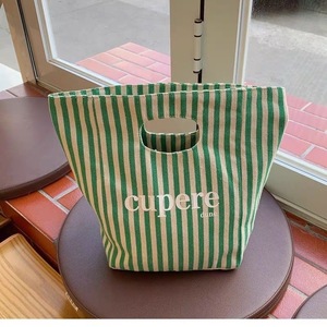 กระเป๋าผ้าฝ้ายพิมพ์โลโก้ตามสั่ง ลายการ์ตูน รักษ์โลก ใช้ซ้ำได้ มีหลายขนาดให้เลือก สำหรับใส่ของช้อปปิ้ง - Product Image 1