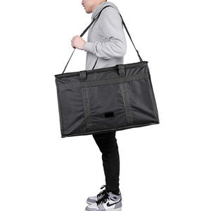 Sac de livraison d'aliments isotherme, pour aliments froids et chauds, avec 2 diviseur et sangle à bandoulière, étanche, pour Restaurant et Commercial - Product Image 5