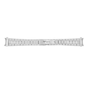 Bracelet de montre vintage de luxe en acier inoxydable 22 mm, design atmosphérique avec fonction respirante - Product Image 2