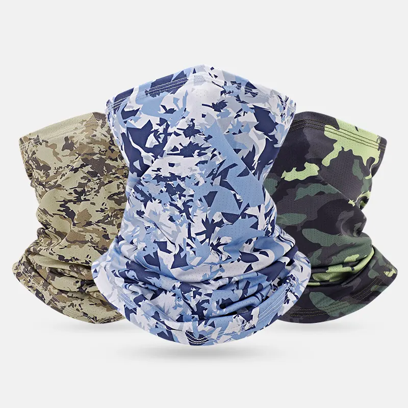 Camouflage magique mince couverture de visage anti-poussière pêche cyclisme bandanas foulard équitation vélo écharpe moto masque facial