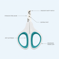 Coupe-ongles et pince à ongles pour chien en acier inoxydable écologique, outil professionnel de toilettage des pattes pour chiens, vente chaude