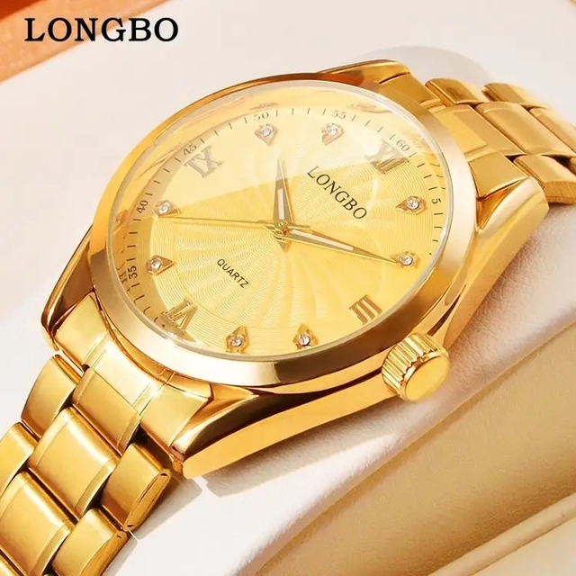 Longbo 83378 Make Your Own Watch Brand Men Stainless Steel Watch Couple Watch for Man and Women