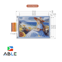 Pantalla e-ink de 4 pulgadas, 400*600 píxeles, papel electrónico en blanco, negro y rojo, etiqueta de precio con pantalla e-paper, pantalla e-ink.