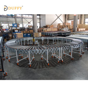 Sıcak satış genişletilebilir tahrikli makaralı konveyör tekerlekli kamyon yükleme ve boşaltma konveyörleri ile esnek makaralı konveyör - Product Image 5