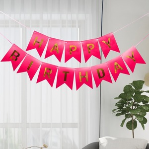 ธงกระดาษปรับแต่งได้สำหรับงานวันเกิด - ขนาดและดีไซน์ตามสั่ง ของตกแต่งสุขสันต์วันเกิด - Product Image 3