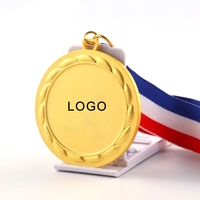 Médailles vierges personnalisées en stock, or, argent et cuivre, médailles vierges pour sublimation, gravure de médailles, médailles de course de marathon et trophées sportifs