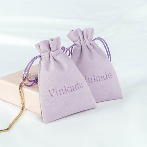 Custom Printed Microfiber <b>Envelope</b> Drawstring Jewelry Pouch and Packaging <b>Gift</b> Bag - Product Image 4