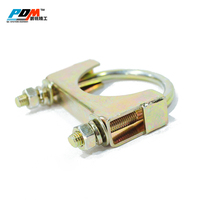 Fabricant de boulons en U robustes, boulons en U carrés, boulons en U en acier inoxydable 304 avec écrou, collier de serrage en U, boulon en U pour tuyau en acier inoxydable M8*25mm OEM