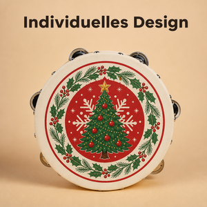 Tambourin professionnel en bois de 6, 7, 8, 9 et 10 pouces avec logo personnalisé OEM, instrument de percussion pour les perform - Product Image 3