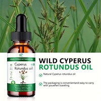 Huile Essentielle de Cyperus Rotundus 100% Pure de Qualité Cosmétique Naturelle 60ml pour Massage Corporel – Étiquette Personnalisée