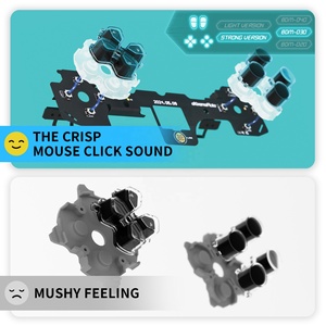 EXtremeRate Strong Version Face Buttons Mouse Click and <b>Micro</b> <b>Switch</b> Hair Trigger Kit Whole Click Kit for PS5 Controller BDM-030 - Product Image 5